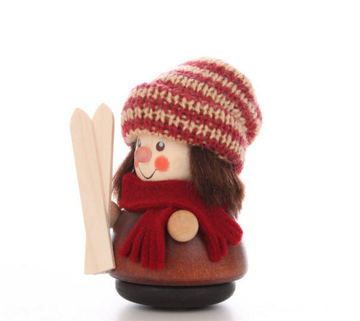 ULB - 150116 - Ulbricht Wackelmännchen 'Skifahrer natur - 8cm'