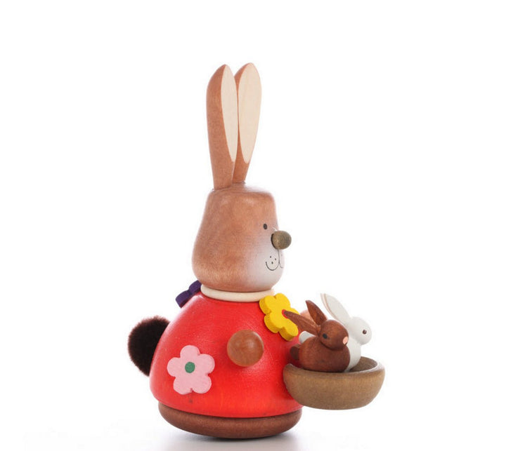 ULB - 150318 - Ulbricht Wackelmännchen 'Wackelhase mit Babys - 9.8cm' 2014