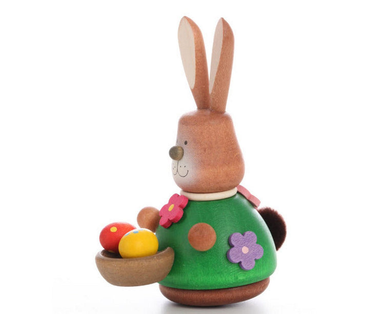ULB - 150317 - Ulbricht Wackelmännchen - Wackelhase mit Eierkorb - 9.8cm