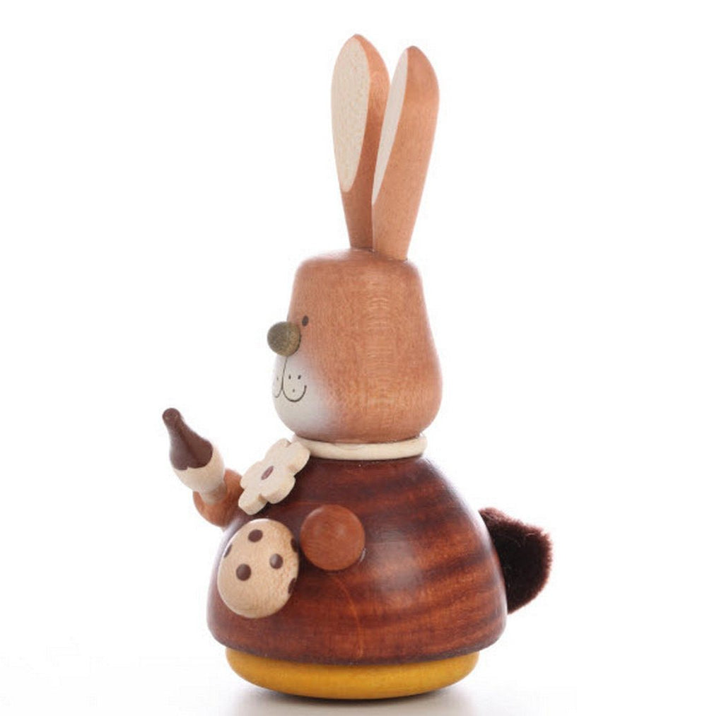 ULB - 150108 - Ulbricht Wackelmännchen - Wackelhase mit Pinsel natur - 9.8cm