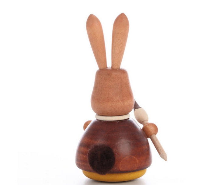 ULB - 150108 - Ulbricht Wackelmännchen - Wackelhase mit Pinsel natur - 9.8cm