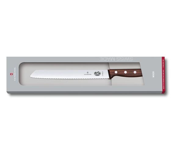 VX5.1630.21G - Victorinox - 'Brotmesser, Ahorn modifiziert, Wellenschliff, 21cm, Geschenkverpackung'