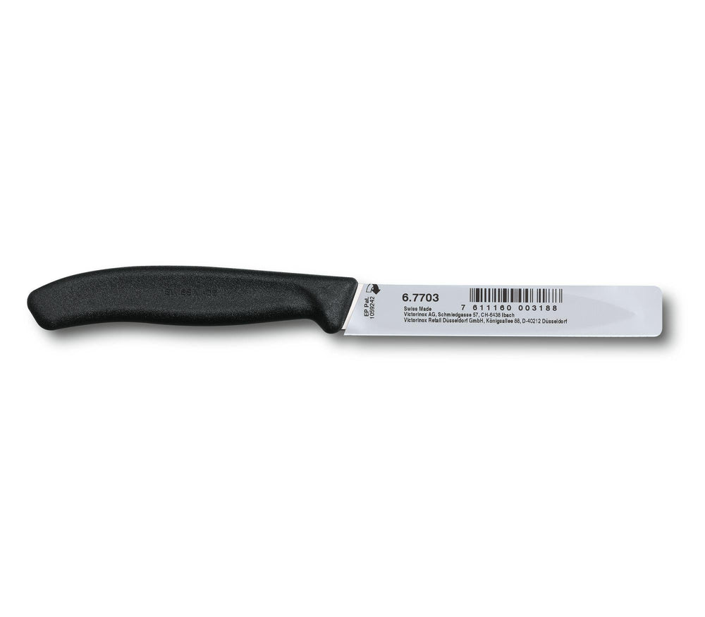 VX6.7703 - Victorinox - 'Gemüsemesser SwissClassic, Mittelspitz, 10 cm, schwarz'