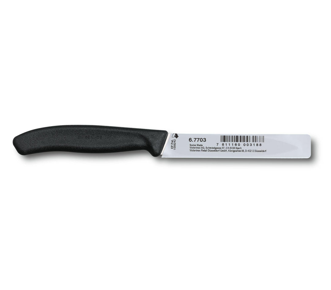 VX6.7703 - Victorinox - 'Gemüsemesser SwissClassic, Mittelspitz, 10 cm, schwarz'