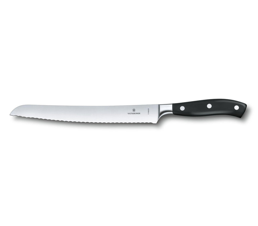 Victorinox, Grand Maitre Brotmesser, 23cm, Wellenschliff-VX7.7433.23G