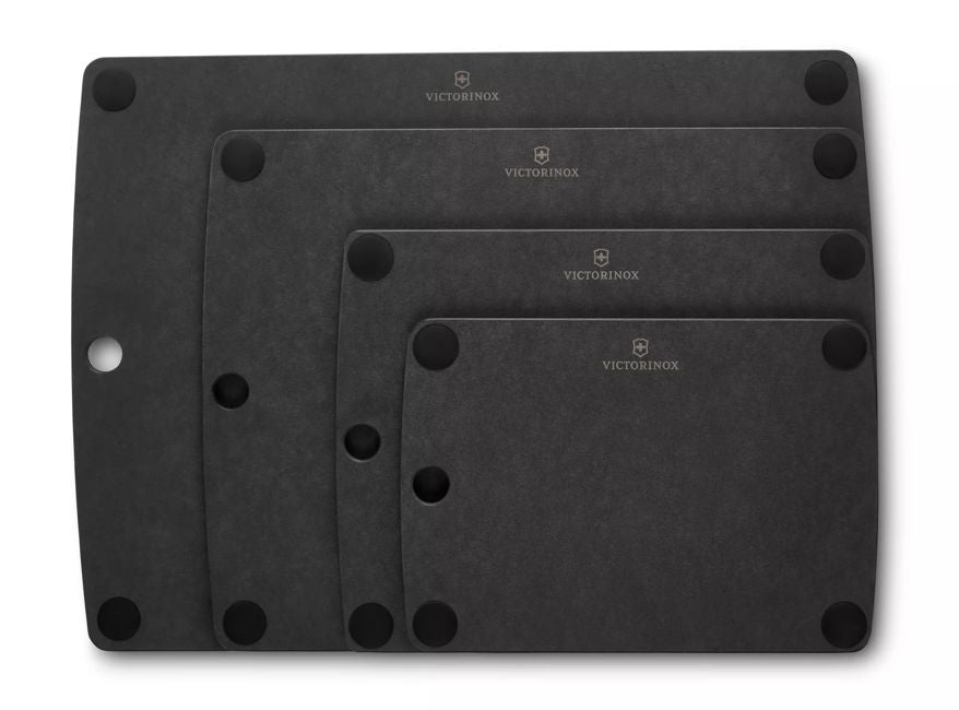 VX7.4124.3 - Victorinox, Schneidebrett All - in - One schwarz, 18x25cm