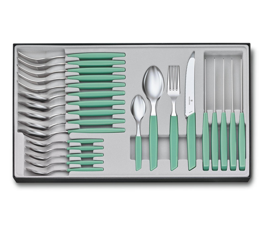 VX6.9096.11W41.24 - Victorinox 'Swiss Modern, Besteckset (Tomatenmesser), 24tlg'