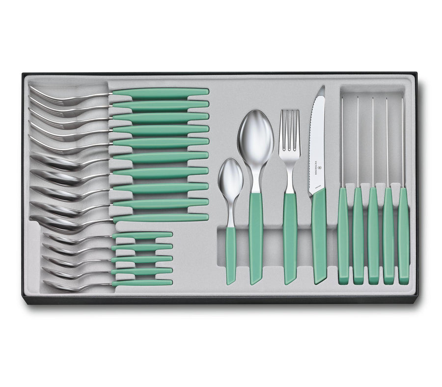 Victorinox 'Swiss Modern, Besteckset (Tomatenmesser), 24tlg'-VX6.9096.11W41.24