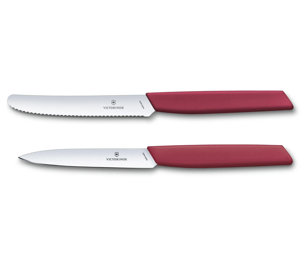VX6.9096.2L4 - Victorinox - Swiss Modern Gemüsemesser - Set, 2 - teilig - Berry