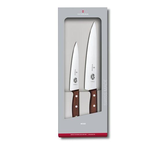 VX5.1050.2G - Victorinox - 'Tranchier - Set, Ahorn modifiziert, 2 - teilig, Geschenkverpackung'