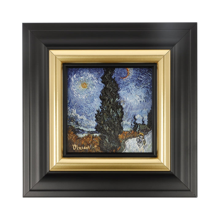67075081 - Vincent van Gogh - Landstrasse bei Nacht, Goebel, Wandbild, 2024