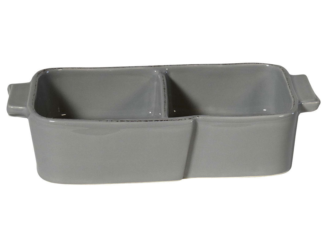 Virginia Casa - Lastra '2 teiliger Antipastiera - 26x13cm - grigio'-F346AC_Lastra_grigio