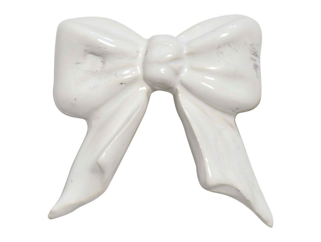 Virginia Casa Natale 'Serviettenring Natale Bogen - Länge 6cm - bianco'-G315OR_NataleCeramica_bianco