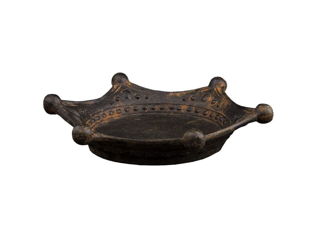 Virginia Casa Regale 'Kleines Teller CROWN SHAPED - Ø 20cm - ferro'-H291PT_Regale_ferro