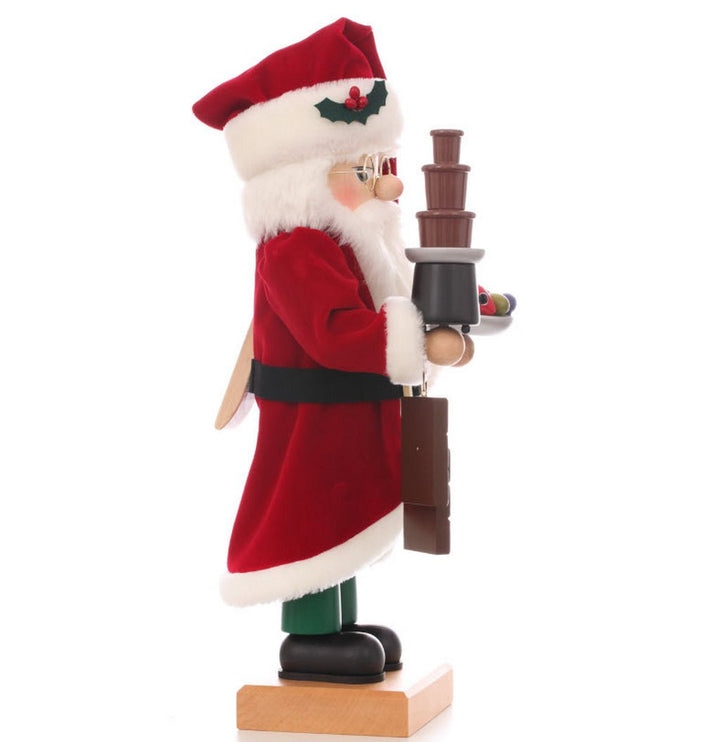 ULB - 000876 - Weihnachtsmann Schokobrunnen, Nussknacker, Ulbricht - 48.5cm' 2024