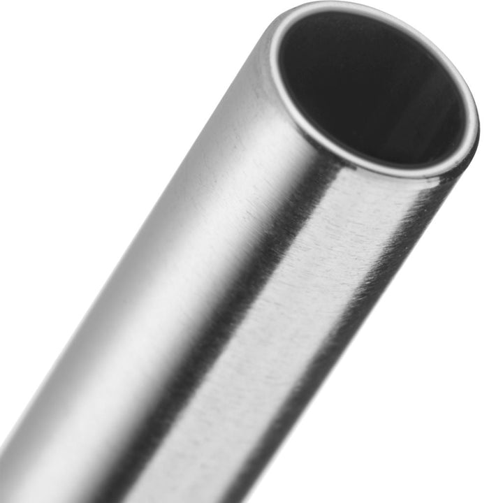 WST - 62742260 - Westmark '4 Trinkhalme "Edelstahl Knick" gebogen + Reinigungsbürstchen'