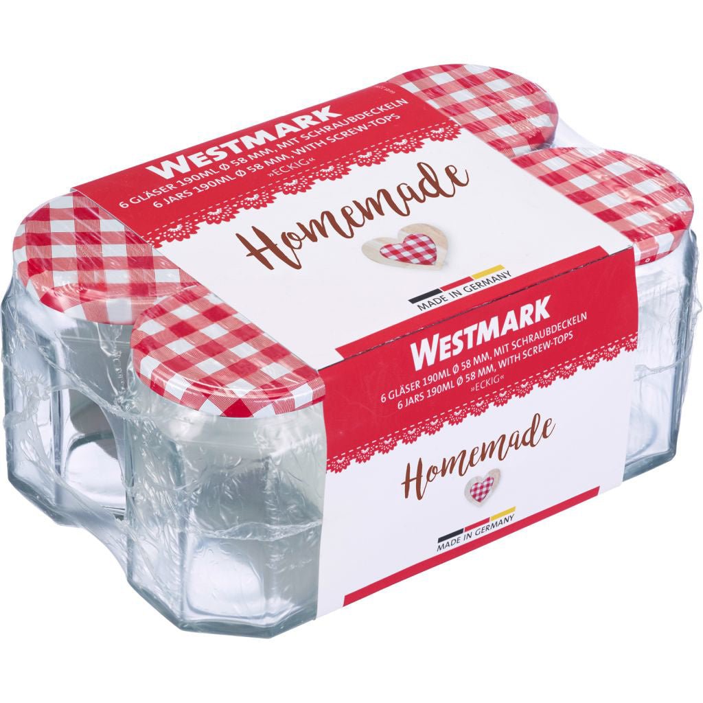 W66452270 - Westmark '6 Gläser Eckig, 191 ml'