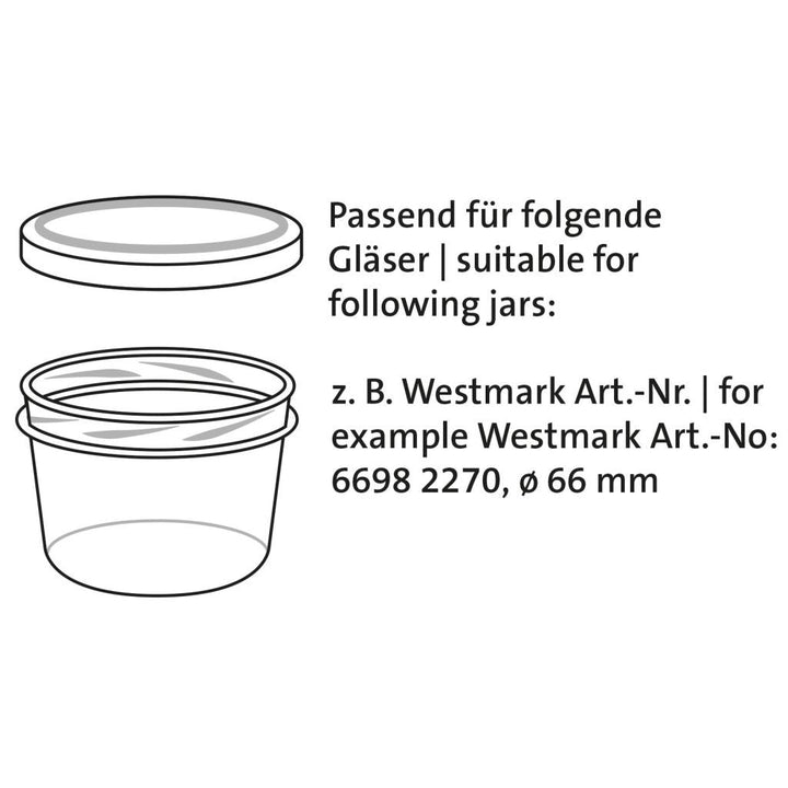 W40962270 - Westmark '6 Schraubdeckel D66mm'