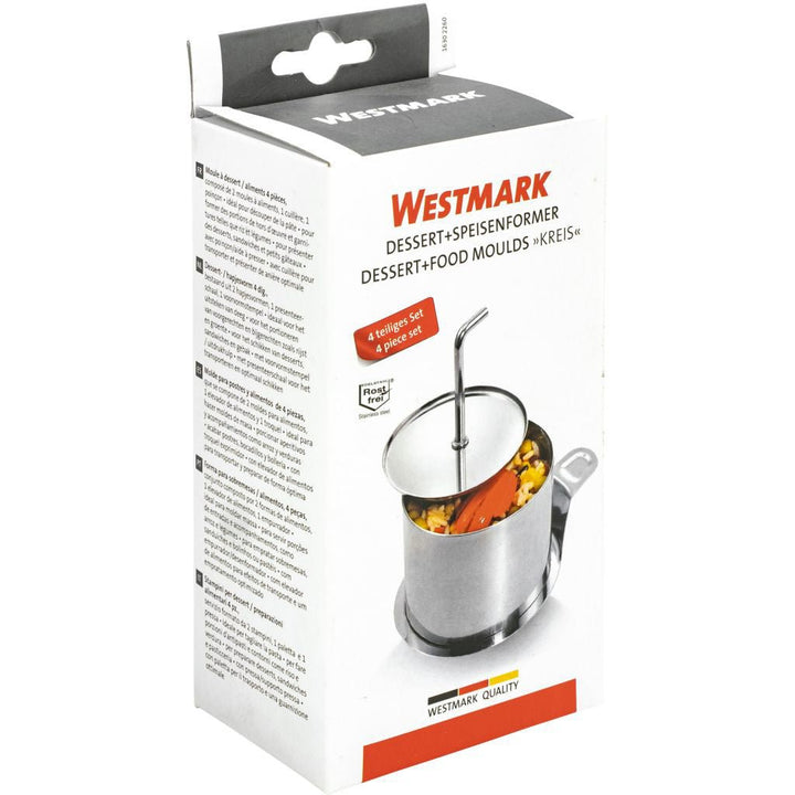 WST - 16302260 - Westmark 'Dessert - /Speisenformer »Kreis«, rund, 4tlg., 7,5 cm'
