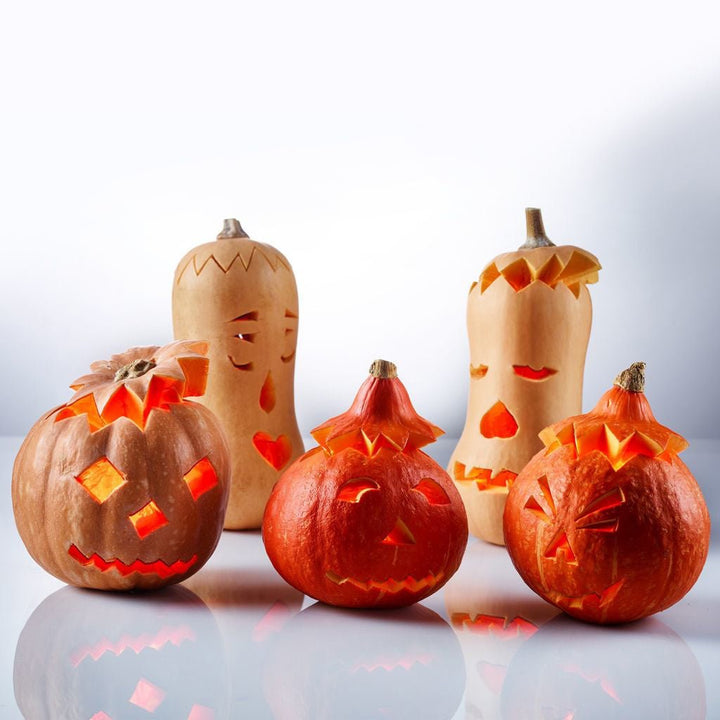 WST - 51282260 - Westmark 'Kürbis Schnitz - Set »Halloween« 4 tlg., mit Schnitzvorlagen'