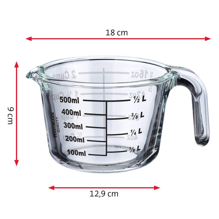 WST - 30622260 - Westmark 'Messkanne Borosilikatglas 500ml'