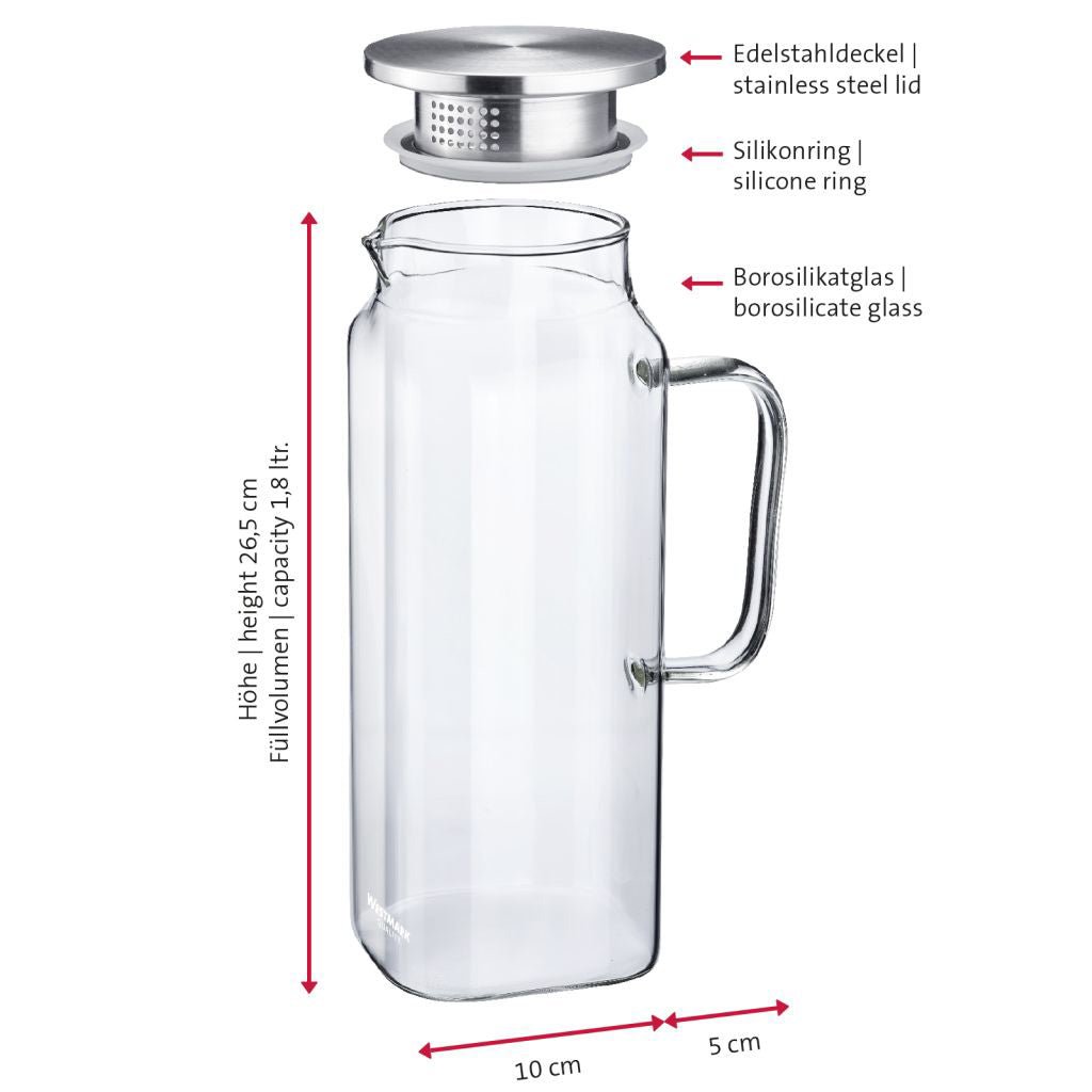 W62912260 - Wasser Karaffe, Westmark, 1,8L