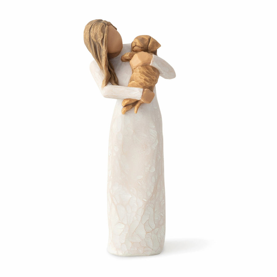 WT - 28039 - Willow Tree Figur 'Adorable You (golden dog) - Du bist bezaubernd 19,5 cm'