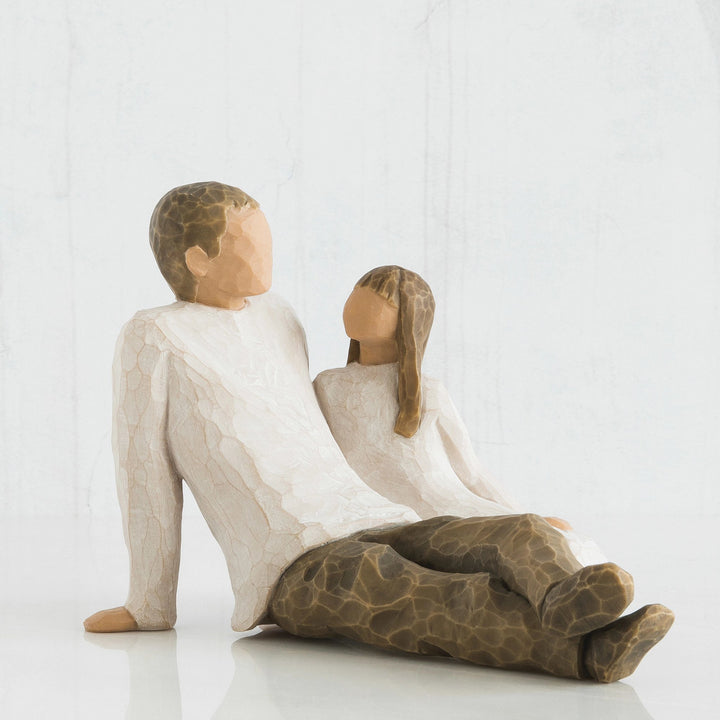 WT - 26031 - Willow Tree Figur 'Father and Daughter - Vater und Tocher 11,5cm'