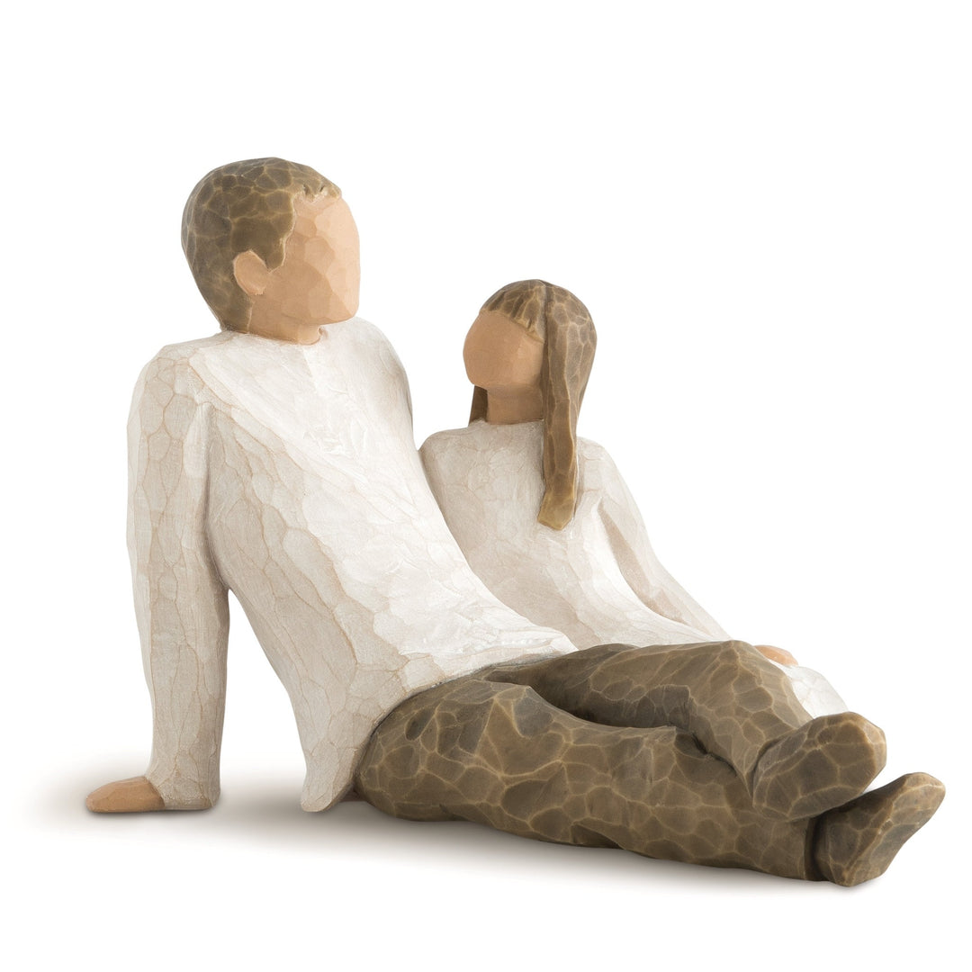 WT - 26031 - Willow Tree Figur 'Father and Daughter - Vater und Tocher 11,5cm'