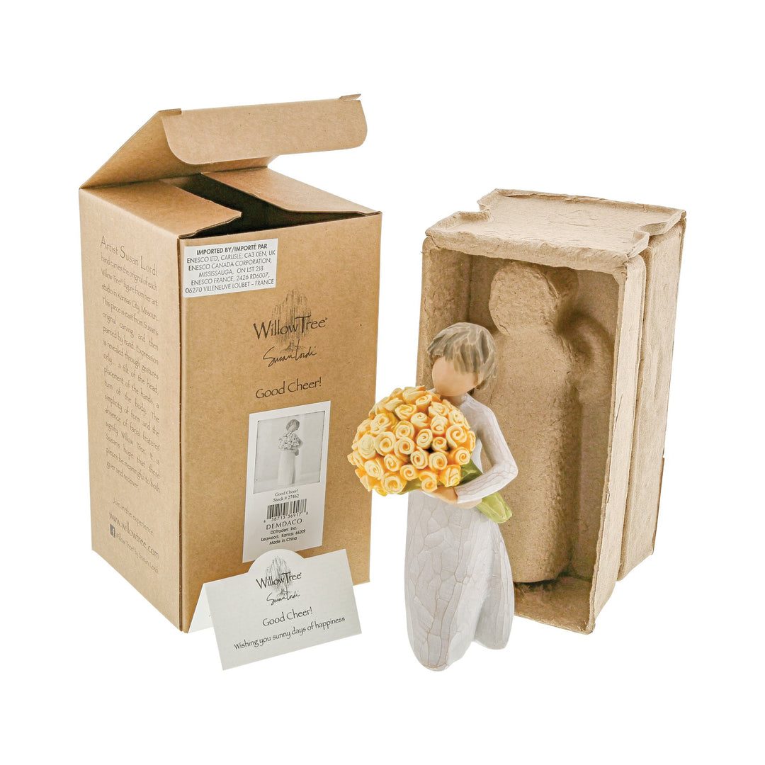 WT - 27462 - Willow Tree Figur 'Good Cheer! - Auf Wiedersehen! 14 cm'