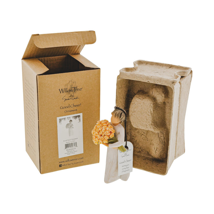 WT - 27912 - Willow Tree Figur 'Good Cheer! - Auf Wiedersehen! Ornament - 11cm'