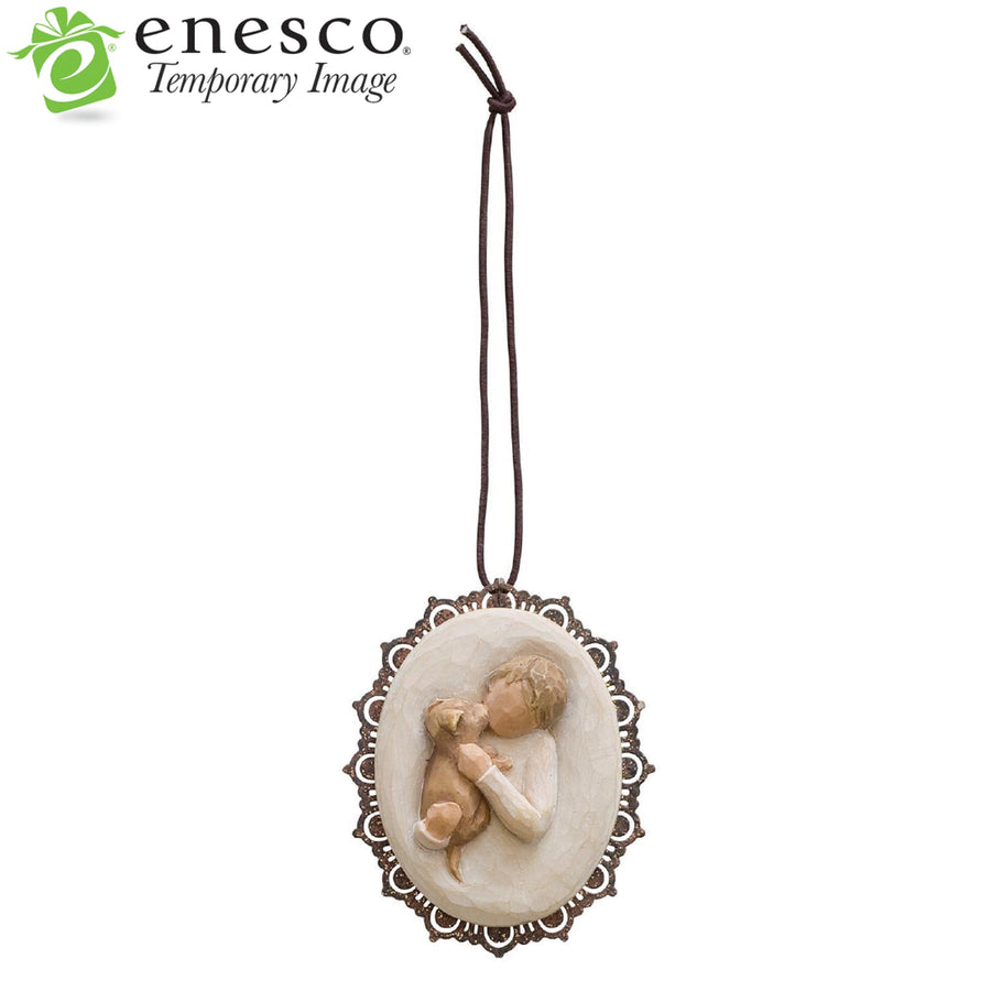 WT - 26240 - Willow Tree Figur 'Kindness (boy) Metal - edged Ornament - Kindness (Junge) 5,5cm h'