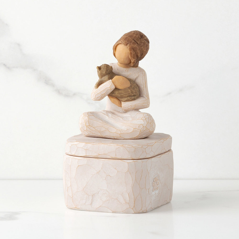 Willow Tree Figur 'Kindness Girl Keepsake Box - Andenkenbox h 12.7cm' 2023-WT-28178