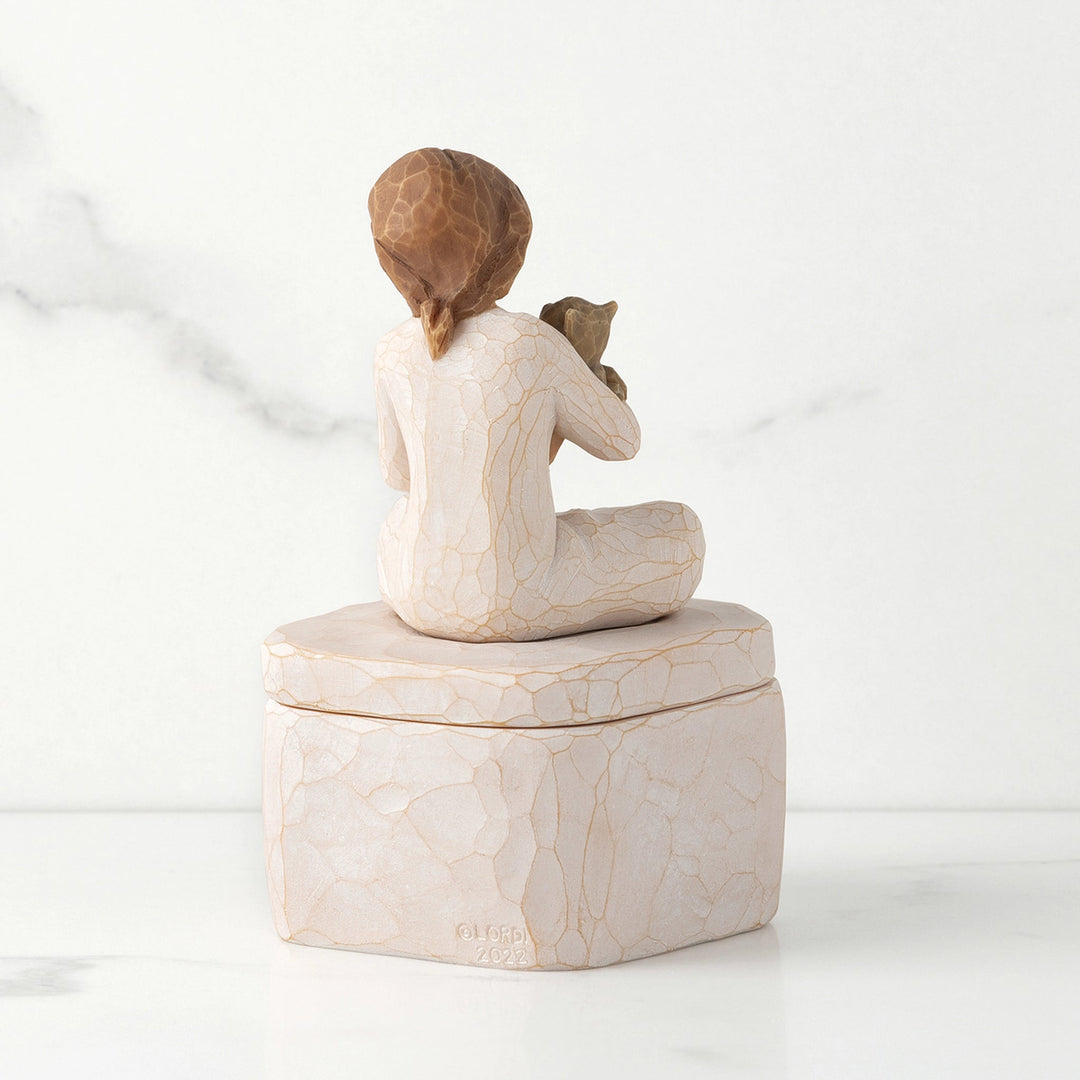 WT - 28178 - Willow Tree Figur 'Kindness Girl Keepsake Box - Andenkenbox h 12.7cm' 2023