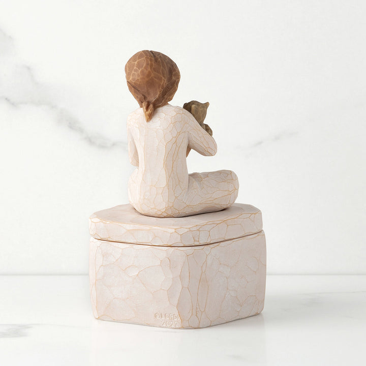 WT - 28178 - Willow Tree Figur 'Kindness Girl Keepsake Box - Andenkenbox h 12.7cm' 2023