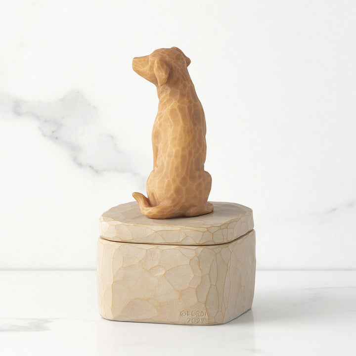 WT - 28176 - Willow Tree Figur 'Love my Dog (Golden) Box - Liebe meinen Hund h 12.7cm' 2023
