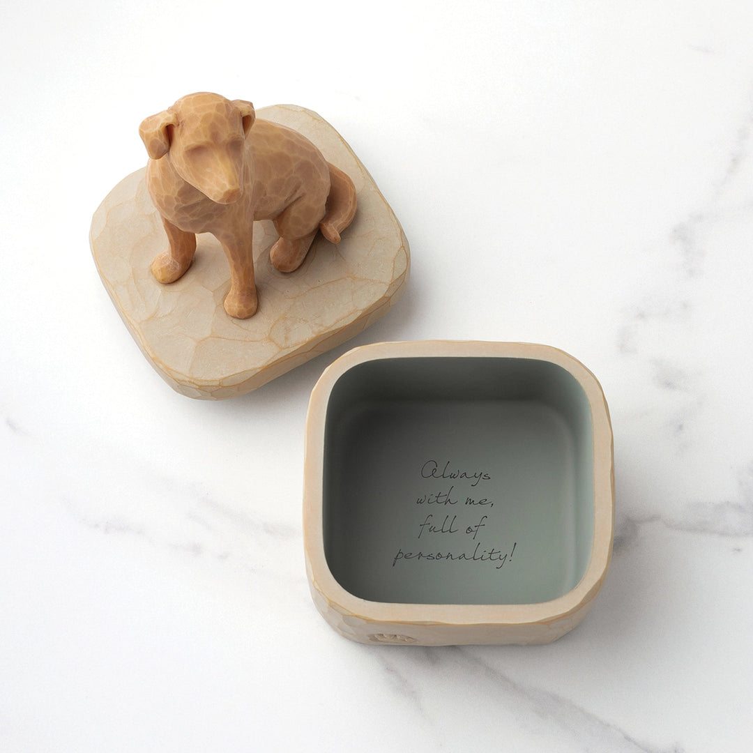 WT - 28176 - Willow Tree Figur 'Love my Dog (Golden) Box - Liebe meinen Hund h 12.7cm' 2023
