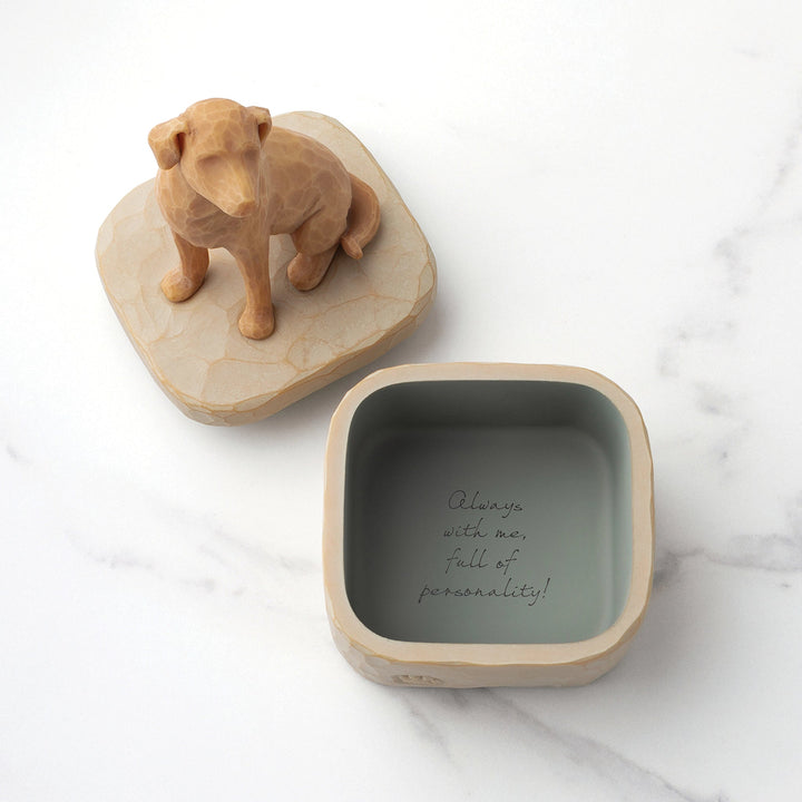 WT - 28176 - Willow Tree Figur 'Love my Dog (Golden) Box - Liebe meinen Hund h 12.7cm' 2023