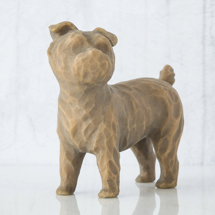 WT - 27791 - Willow Tree Figur 'Love my Dog (small, standing) - Liebe meinen Hund (klein, stehend) 5cm'