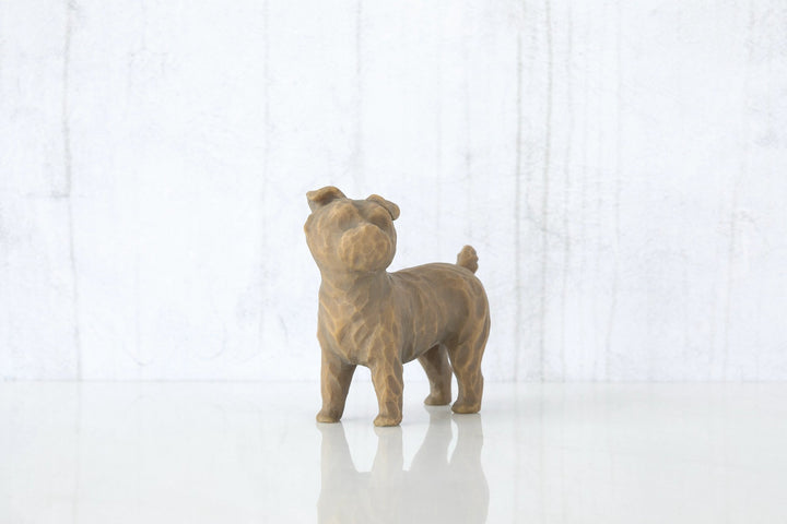 WT - 27791 - Willow Tree Figur 'Love my Dog (small, standing) - Liebe meinen Hund (klein, stehend) 5cm'