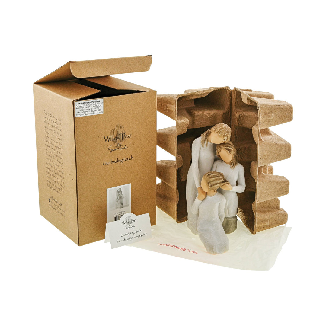 WT - 28041 - Willow Tree Figur 'Our healing touch - Unsere heilende Hand Berührung 16,5cm'