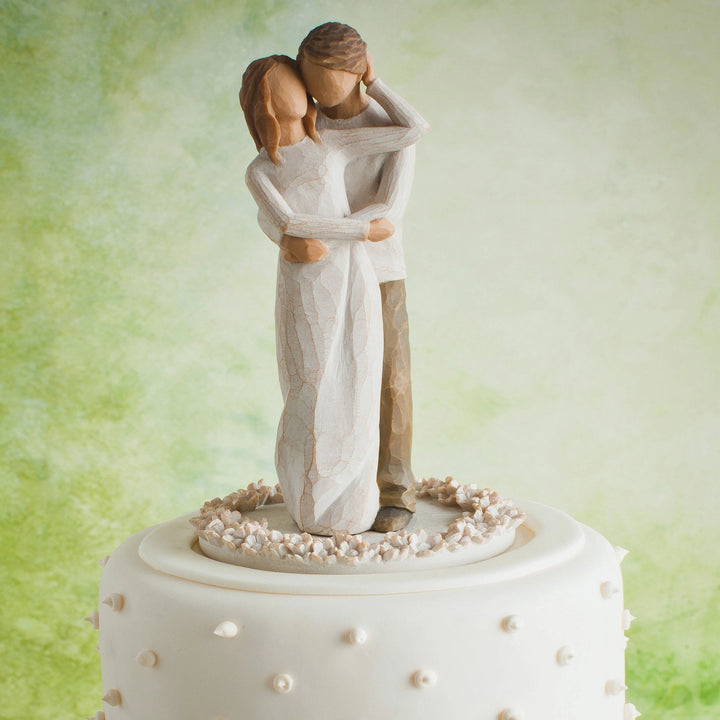 WT - 27162 - Willow Tree Figur 'Together Cake Topper - Zusammen Tortenaufleger 15cm'