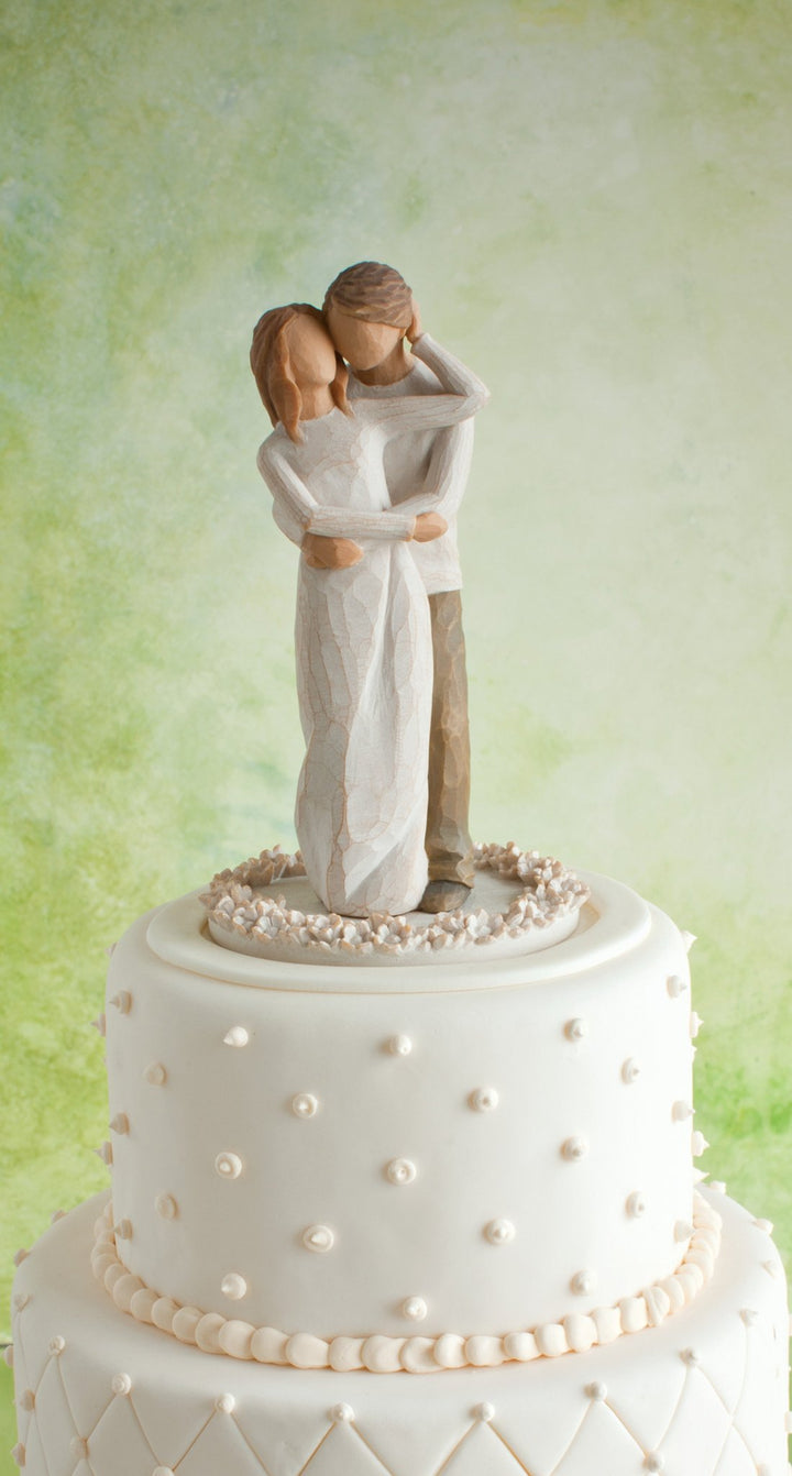 WT - 27162 - Willow Tree Figur 'Together Cake Topper - Zusammen Tortenaufleger 15cm'