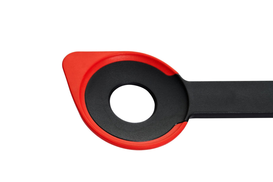 WOKU005 - WOLL 'Cook it Lochlöffel - rot - 32,5cm'