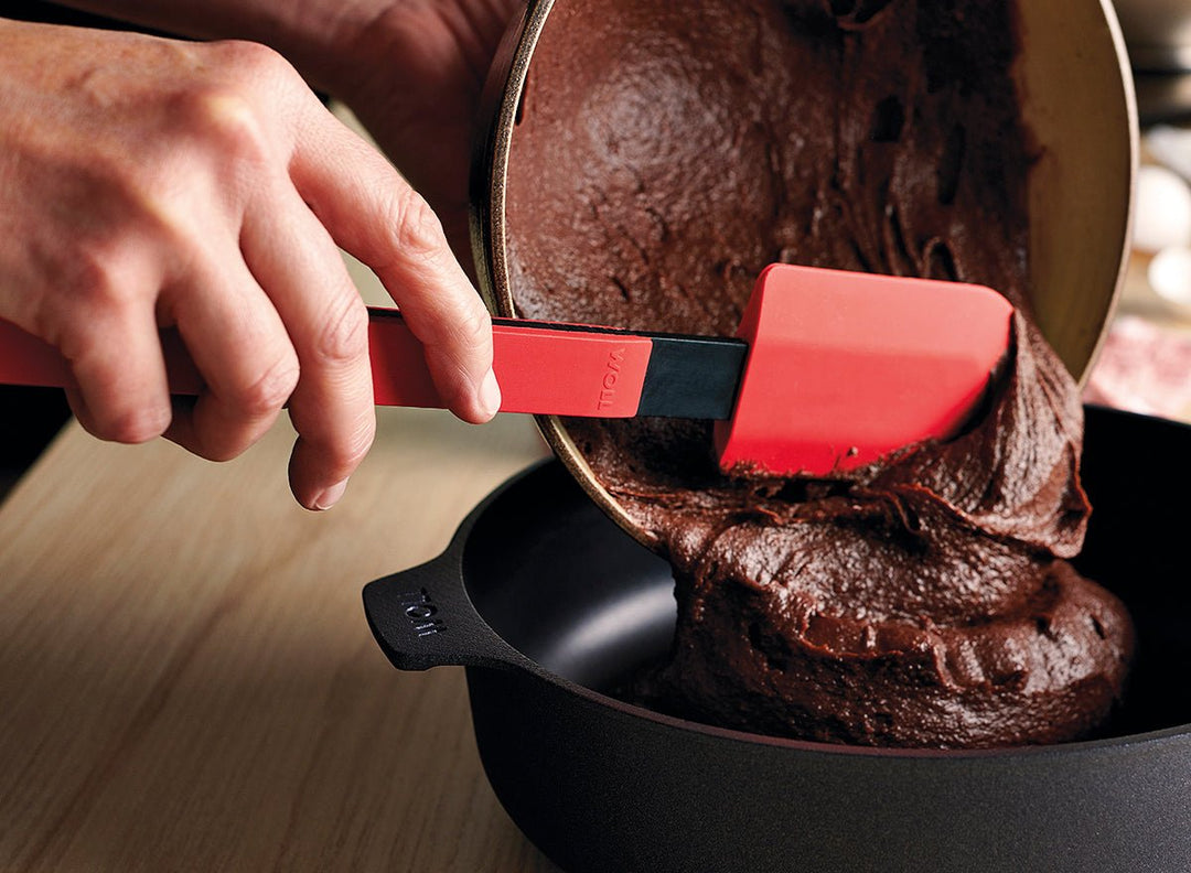 WOKU007 - WOLL 'Cook it Teigschaber - rot - 32cm'