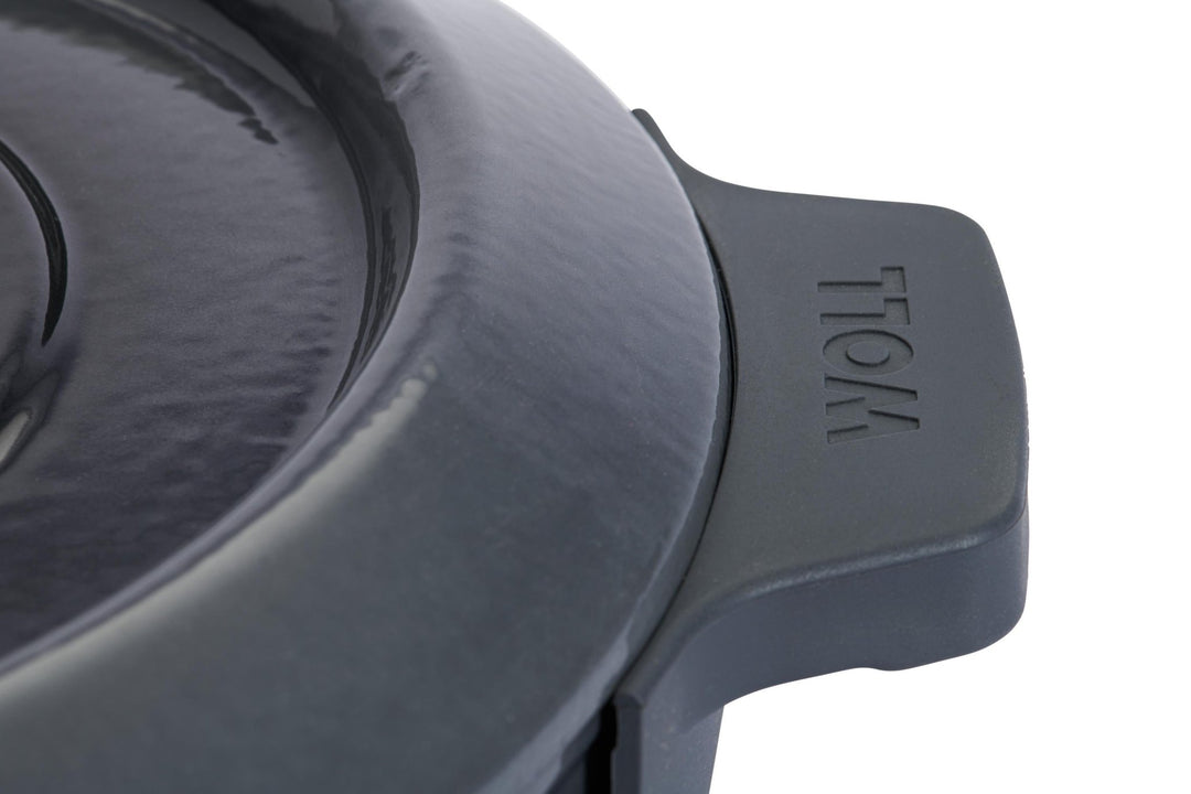 WO828CI - 030 - WOLL 'Iron Kasserolle mit Deckel in Carbon Grey Ø 28 cm, 7 cm 3,8 Lt'