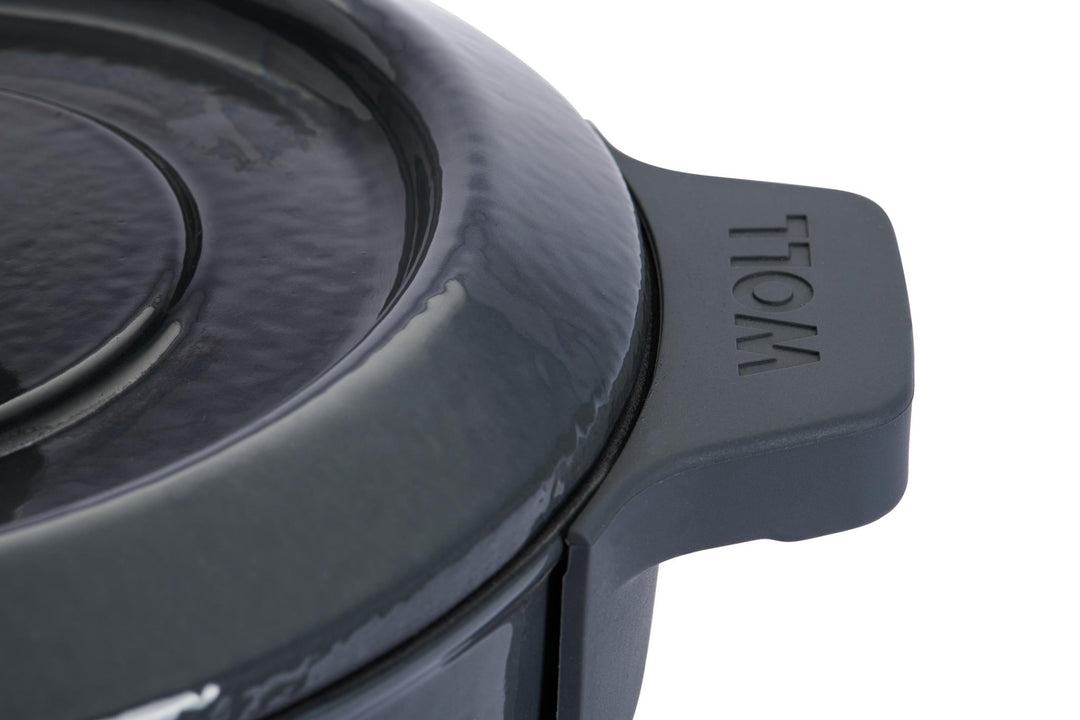 WO120CI - 030 - WOLL 'Iron Topf mit Deckel in Carbon Grey Ø 20 cm, 11 cm 2,8 Lt'
