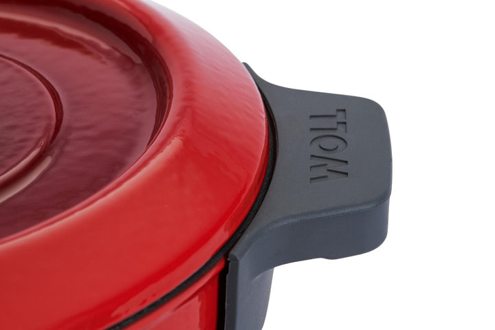 WO120CI - 010 - WOLL 'Iron Topf mit Deckel in Chili Red Ø 20 cm, 11 cm 2,8 Lt'