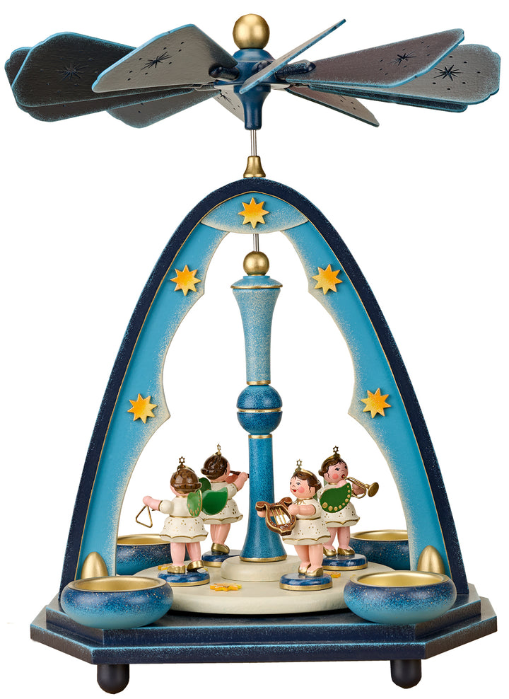 Hubrig Volkskunst 'Piramida Angelov koncert (nov model) - 35 cm visoka' 2026