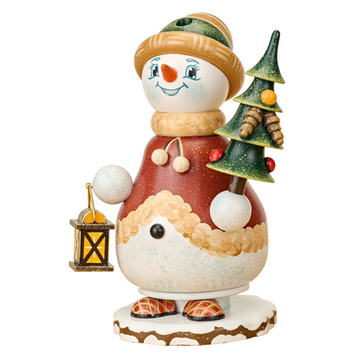 Hubrig Volkskunst 'Курящий гномик - Снежное Рождество 14 см' 2026